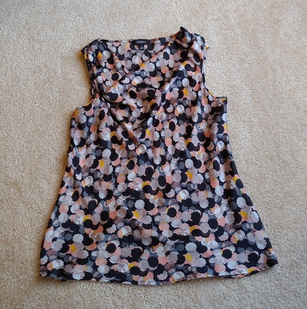 Elementz gently worn dress/work casual top
